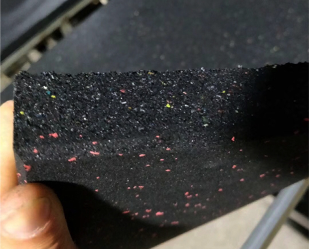 EPDM color flecks rubber tile